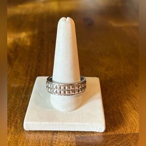 Tiffany & Co. Studded Ring Size 13.5 Sterling Silver 925